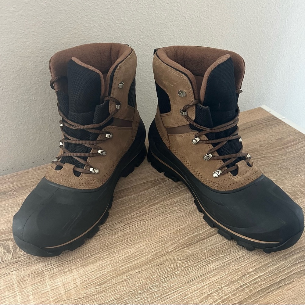 Sorel Men’s Buxton Lace Up Black Delta Noir Winter Boots Size 13